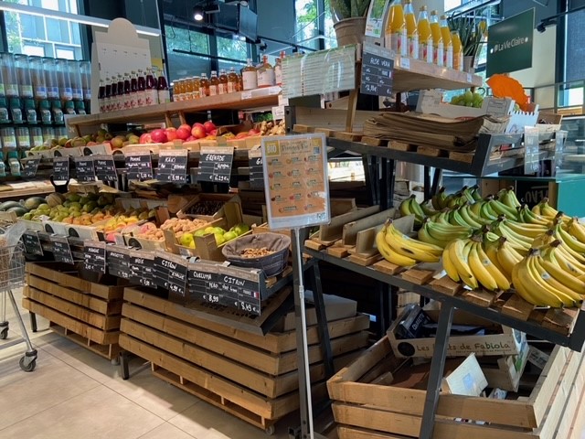 Photo du rayon Fruits et légumes Photo du rayon Fruits et légumes