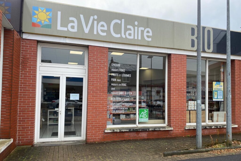 Façade magasin La Vie Claire LAON Façade magasin La Vie Claire LAON