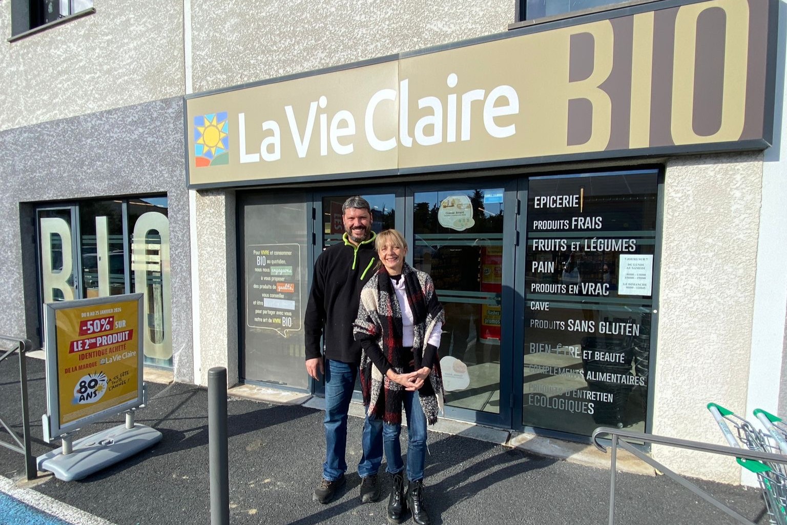 Franchisés magasin La VIE CLAIRE SAINTE MARIE LA MER