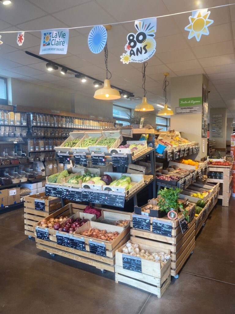 Rayon Fruits et Légumes LA VIE CLAIRE SOYONS Rayon Fruits et Légumes LA VIE CLAIRE SOYONS